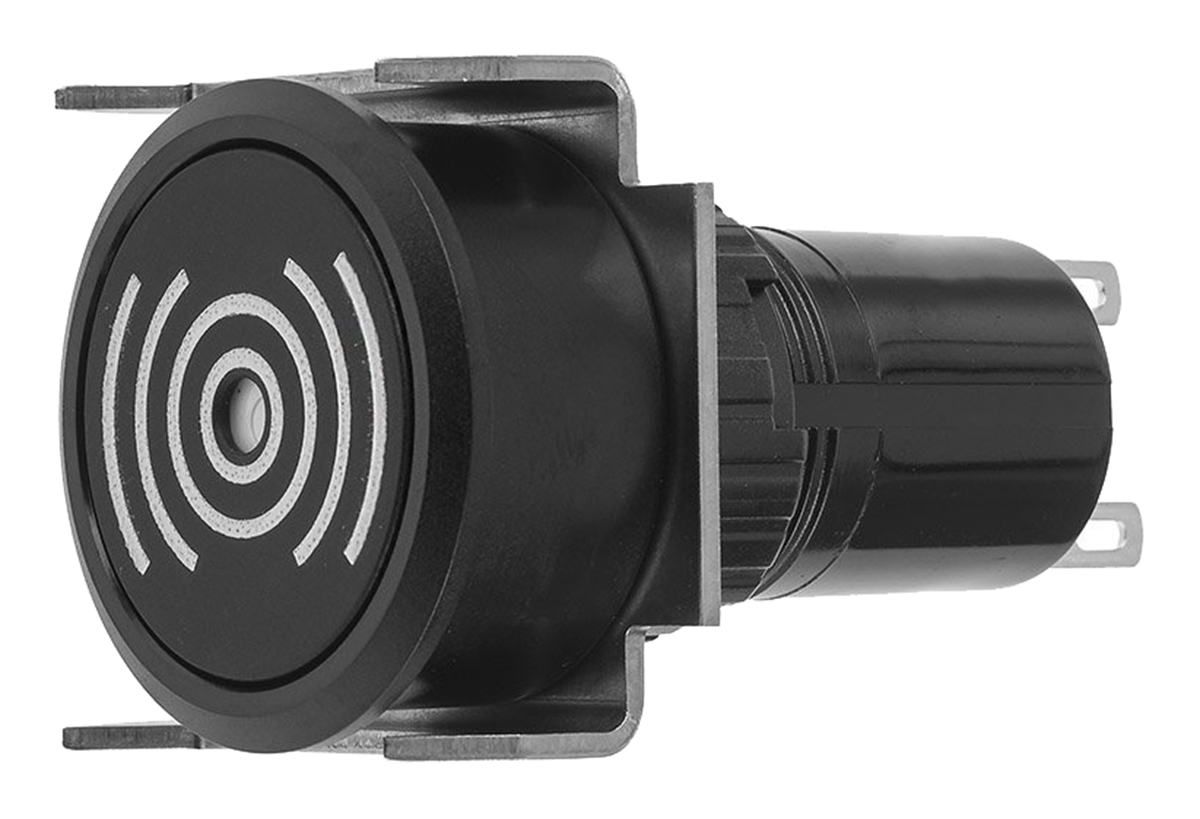 EAO 61 Series Panel Mount Buzzer, 10 → 26 V dc, IP65, DC, Single-Tone