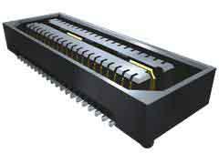 Samtec QSE Series Straight Surface Mount PCB Socket, 40-Contact, 2-Row, 0.8mm Pitch, Solder Termination