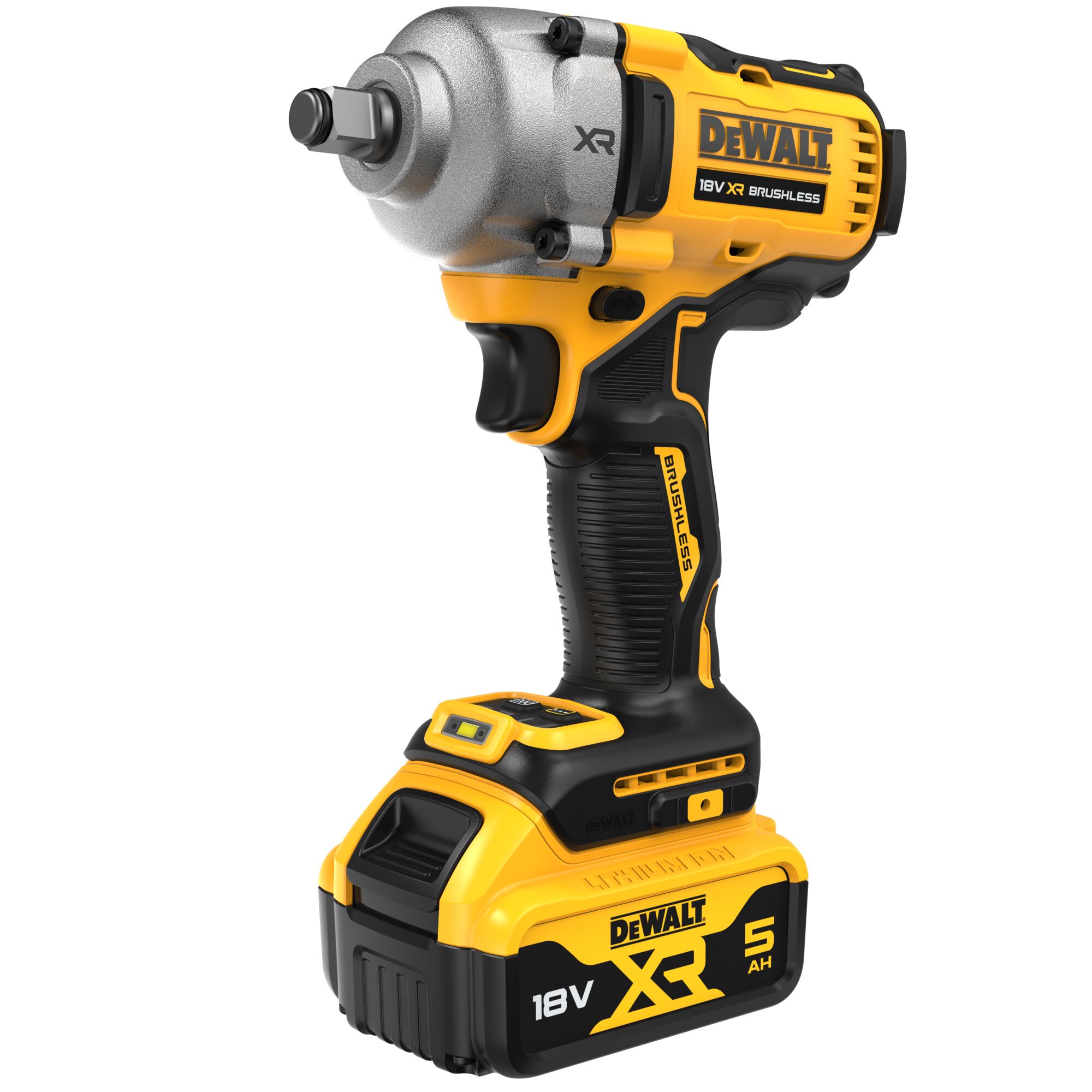 DeWALT 1/2 in 18V, 5Ah Impact Wrench Type G - British 3-Pin