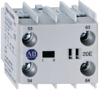 Allen Bradley Auxiliary Contact Block, 4 Contact, 4NO, Snap-On 100K