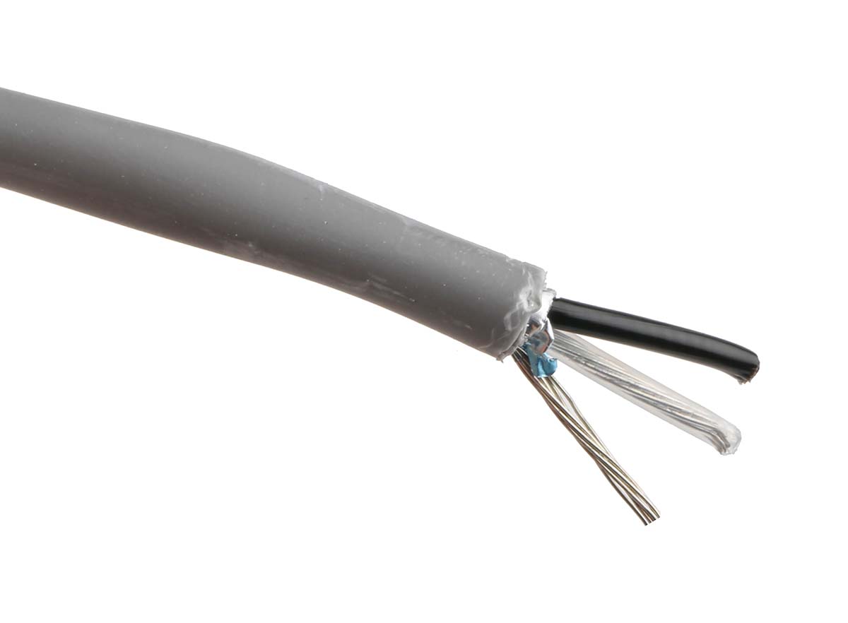 Belden 8761NH Series Data Cable, 1 Pairs, 2 Cores, 0.35 mm², Screened, 22 AWG, 305m, Screened Shield