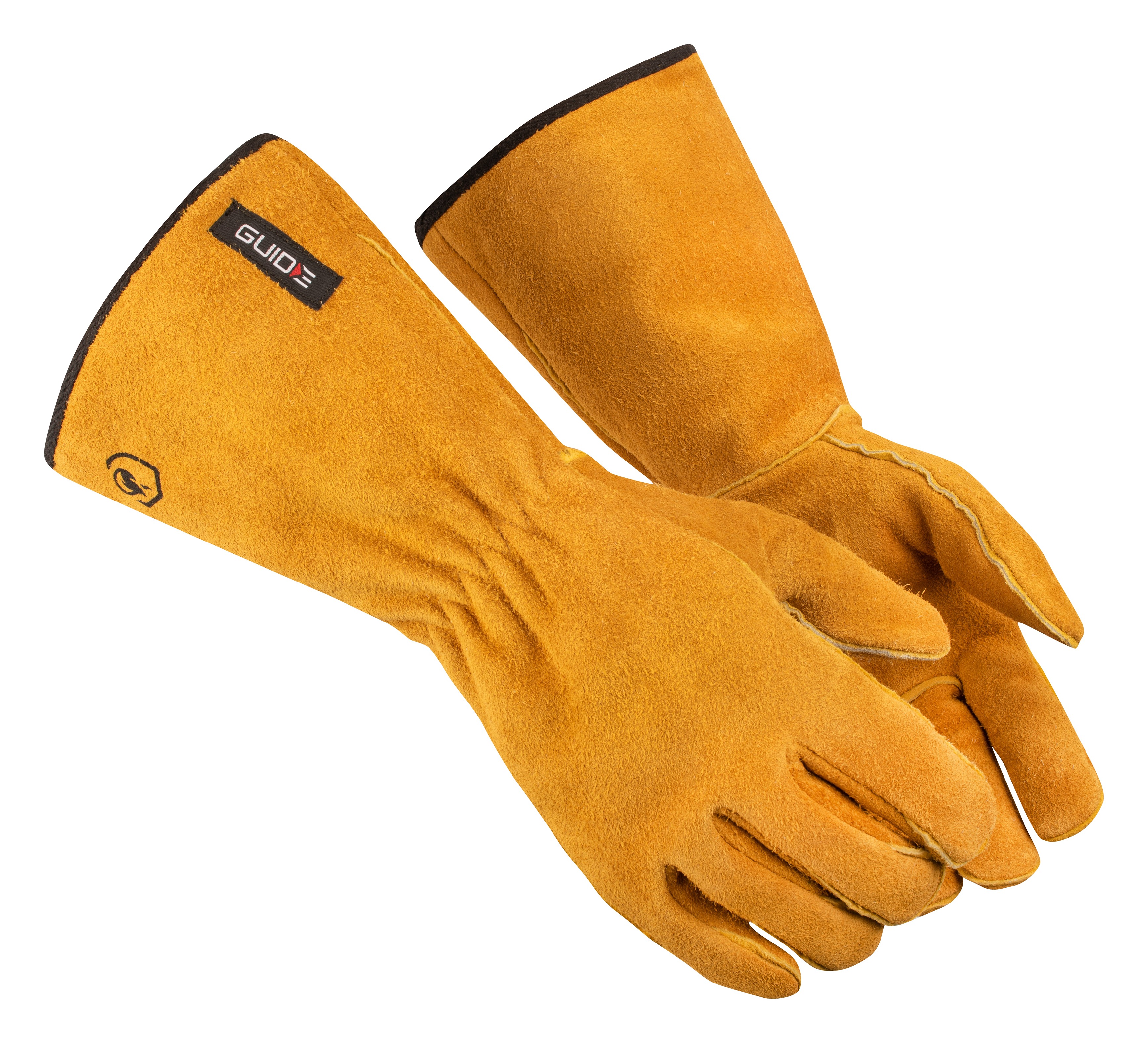 GUIDE GLOVES Honey Cotton, Leather Work Gloves Heat Resistant