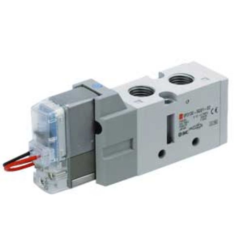 SMC 3 Position Exhaust Centre Valve Pneumatic Solenoid Valve - Solenoid G 1/8 VF3000 Series