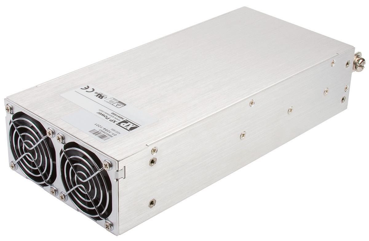 XP Power Switching Power Supply, HDS1500PS12, 12V dc, 125A, 1.5kW, 1 Output, 90 → 264V ac Input Voltage