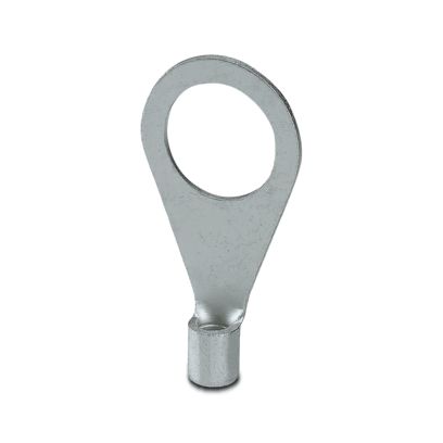 Phoenix Contact Uninsulated Ring Terminal, M12mm Stud Size, Silver