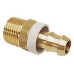 Legris Brass Male Pneumatic Quick Connect Coupling, R 1/8 Male 13mm Hose Barb
