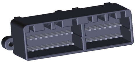 TE Connectivity MULTILOCK 040 II Series Straight Through Hole Mount PCB Socket, 36-Contact, 2-Row, 2.5mm Pitch, Solder