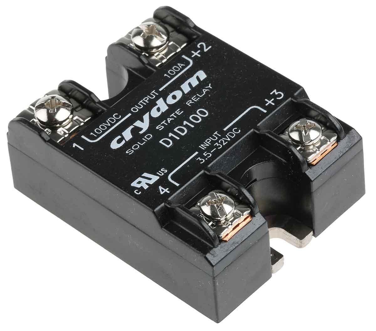 Sensata Crydom 1-DC Series Solid State Relay, 100 A Load, Surface Mount, 100 V Load, 32 V Control