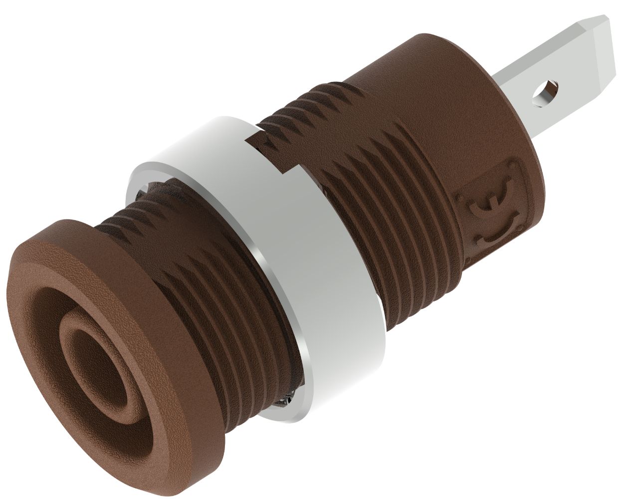Electro PJP Brown Female Banana Socket, Plug In Termination, 36A, 600 → 1000V
