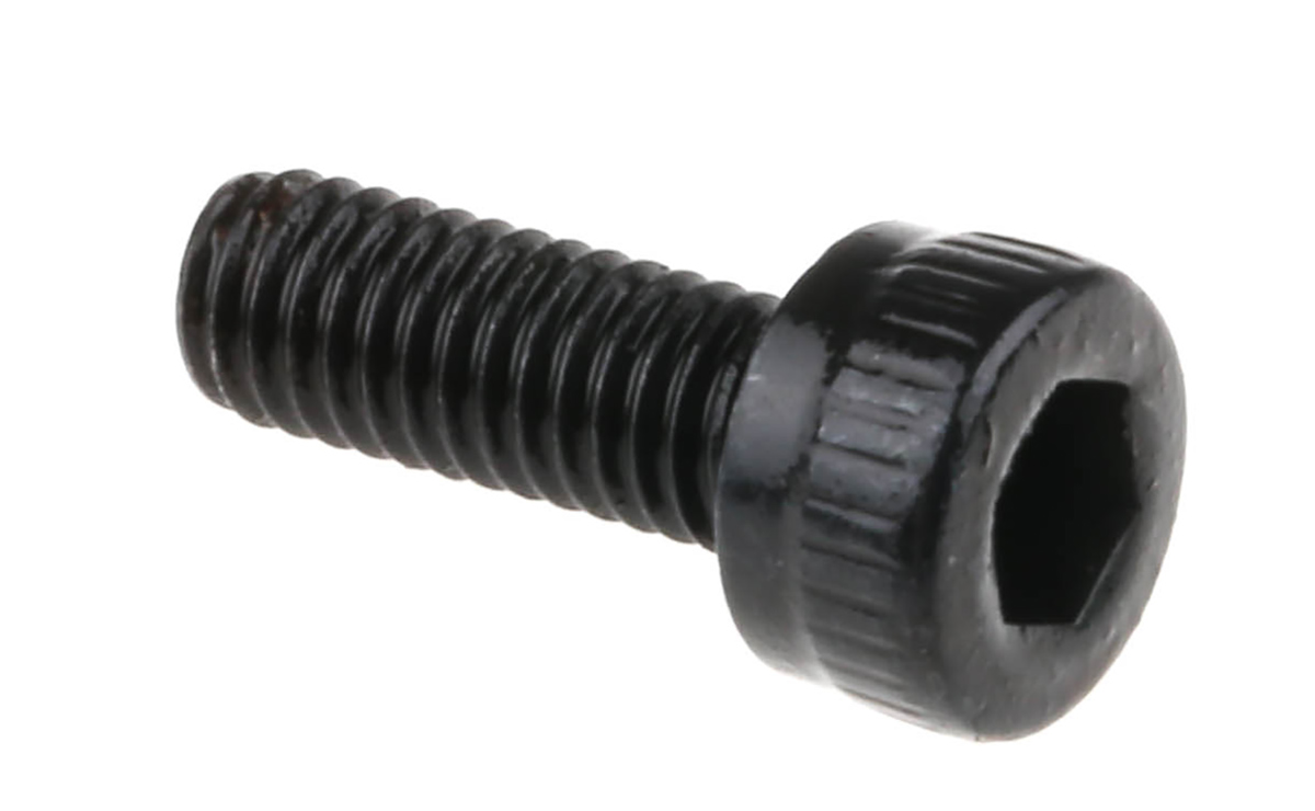 RS PRO Black, Self-Colour Steel Hex Socket Cap Screw, DIN 912, M3 x 8mm