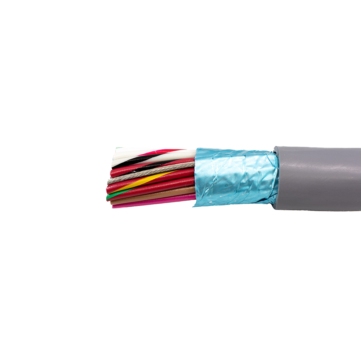 Alpha Wire Alpha Essentials Communication & Control Control Cable, 30 Cores 24 AWG, Screened, 30 m, Grey Polyvinyl