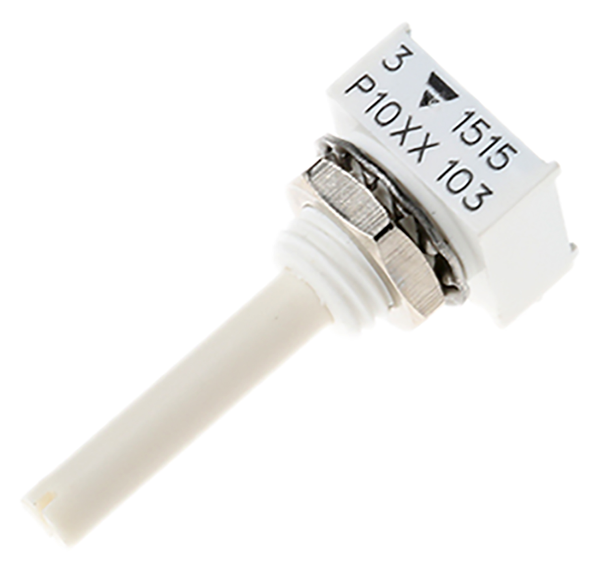 Vishay P10 10kΩ Rotary Potentiometer 1-Gang Panel Mount, P10XXAI103KB30