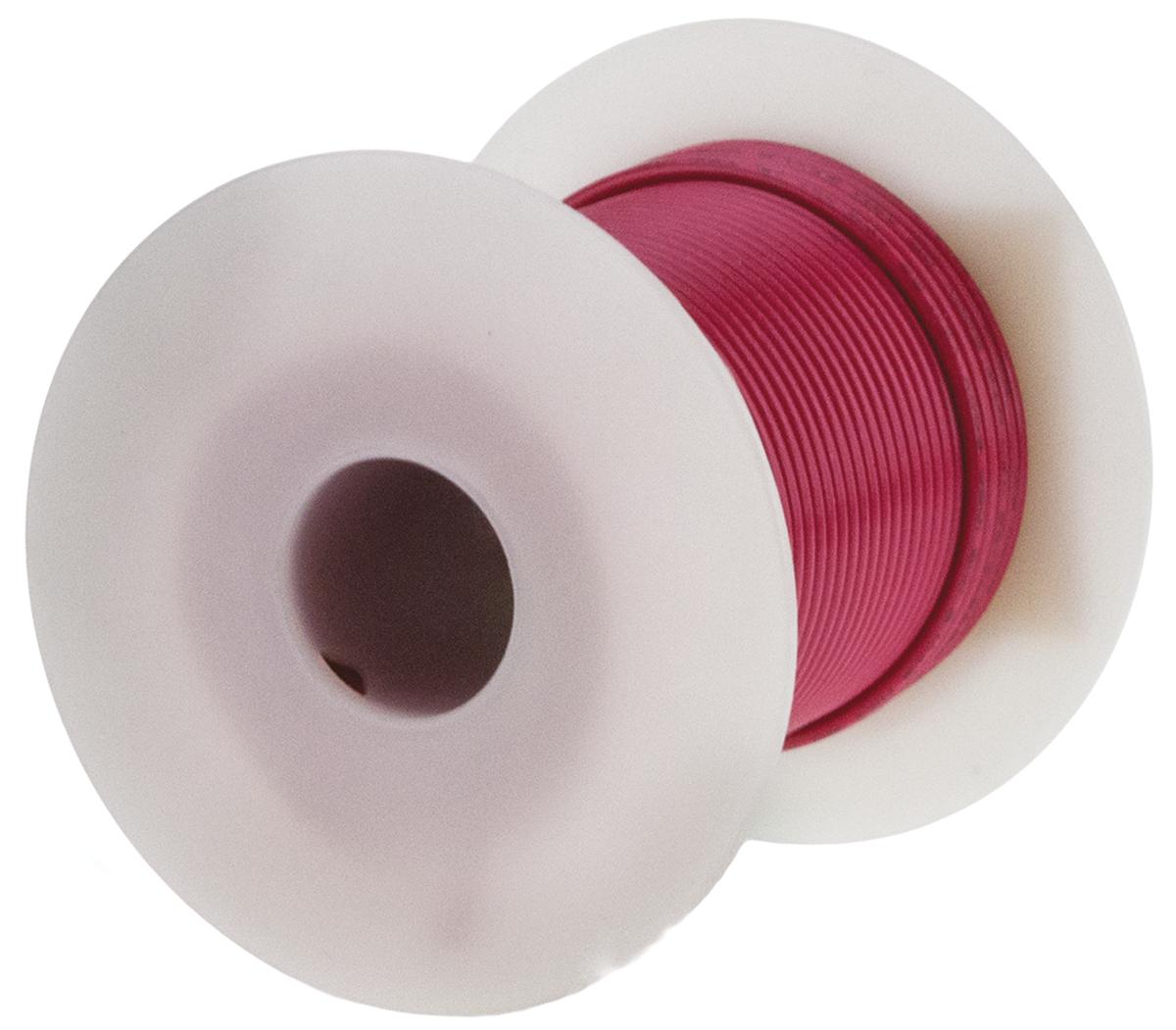 Alpha Wire Hook-up Wire PVC Series Red 0.33 mm² Hook Up Wire, 22 AWG, 7/0.25 mm, 30m, PVC Insulation, 3071 RD005