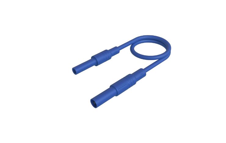 Hirschmann Test & Measurement Test lead, 32A, Blue, 250mm Lead Length