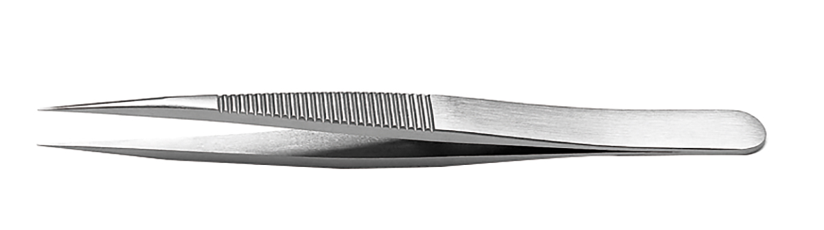 RS PRO 110 mm, Stainless Steel, Strong, Tweezers