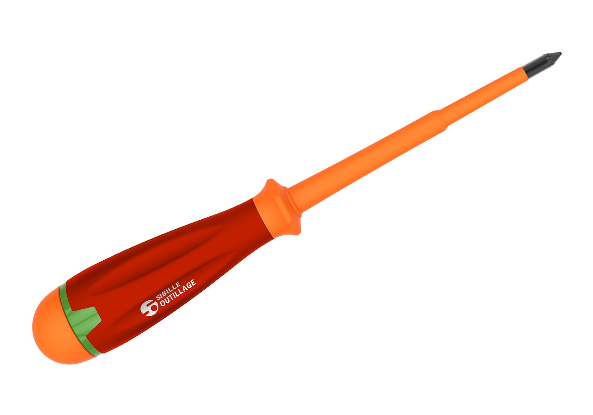 Penta Pozidriv Insulated Screwdriver, PZ1 Tip, 80 mm Blade, VDE/1000V