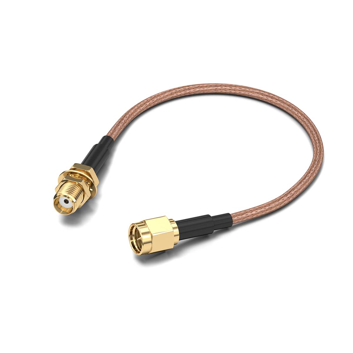 Wurth Elektronik WR-CXASY Series, 1 m, RG174/U Coaxial, Terminated 50 Ω