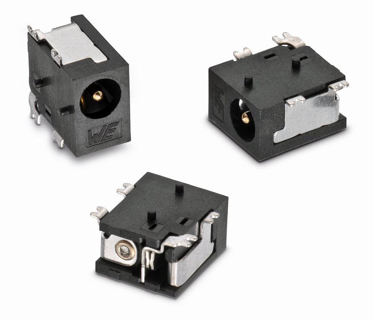 Wurth Elektronik, WR-DC Right Angle DC Socket Rated At 5.0A, 18.0 V, PCB Mount, length 8.0mm, Gold, Tin