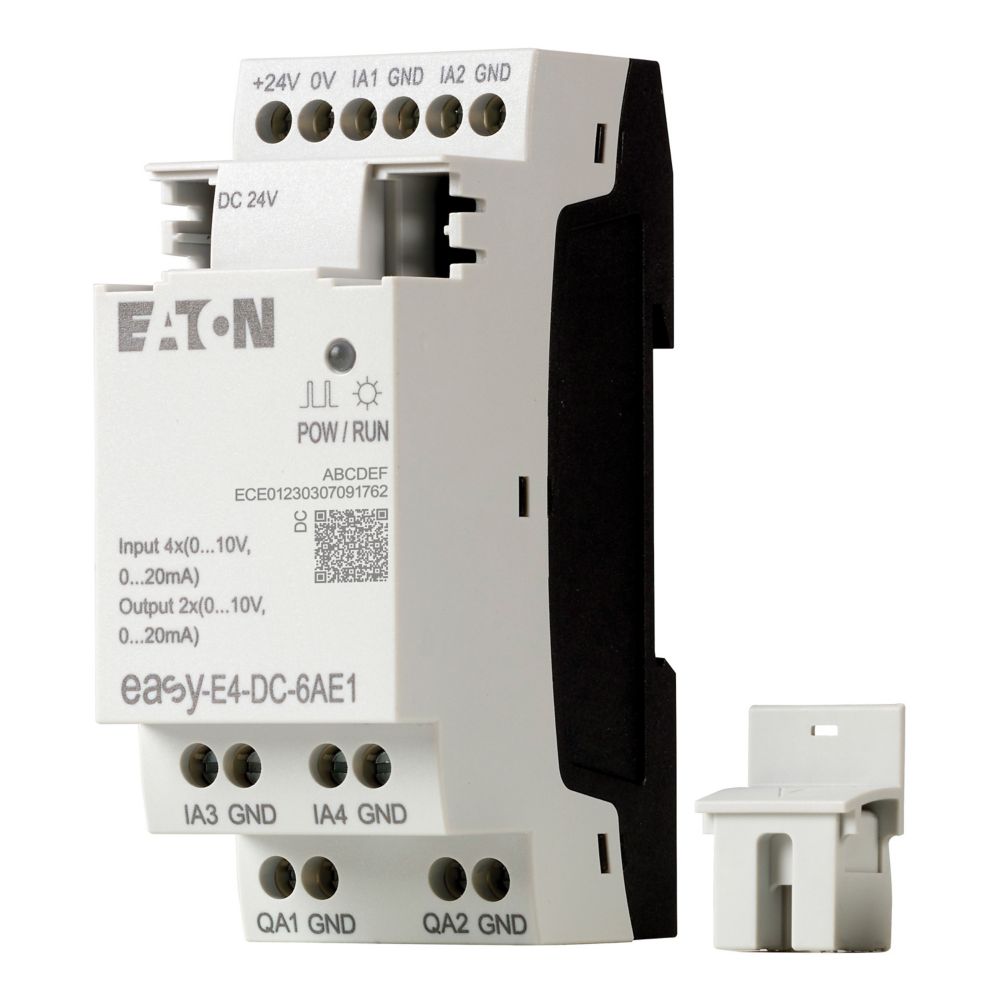 Eaton EasyE4 Series Logic Module, 24 V dc Supply, Analogue Output, 4-Input, Analogue Input