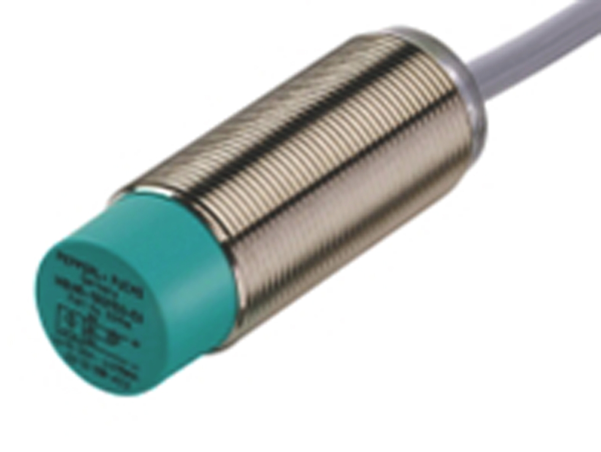 Pepperl + Fuchs Inductive Threaded Barrel Proximity Sensor, M18, 8 mm Detection, NPN NO, 5 → 36 V dc