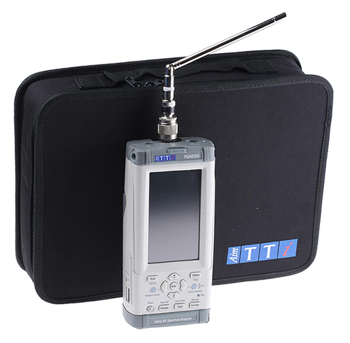 Aim-TTi PSA6005USC Handheld Spectrum Analyser, 10 MHz → 6 GHz