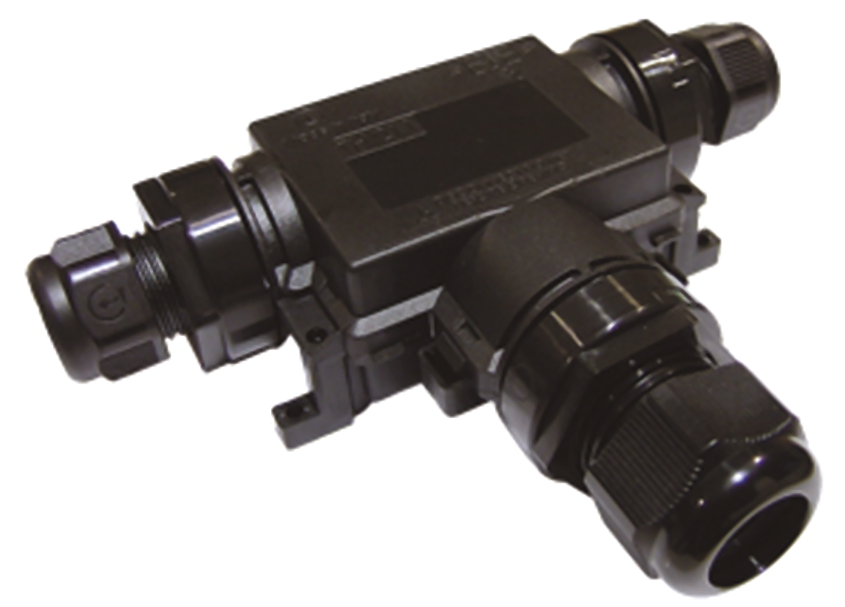 Techno, TH211 Nylon 66 Terminal Block Housing, Cable Mount