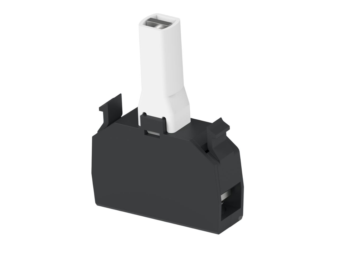 TE Connectivity White Push Button Bulb Holder for Use with Pushbutton Switches