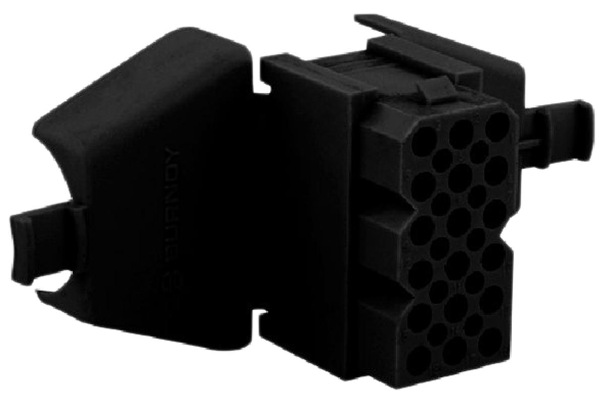 Souriau Sunbank by Eaton, SMS Female Connector Housing, 18 Way, 6 Row