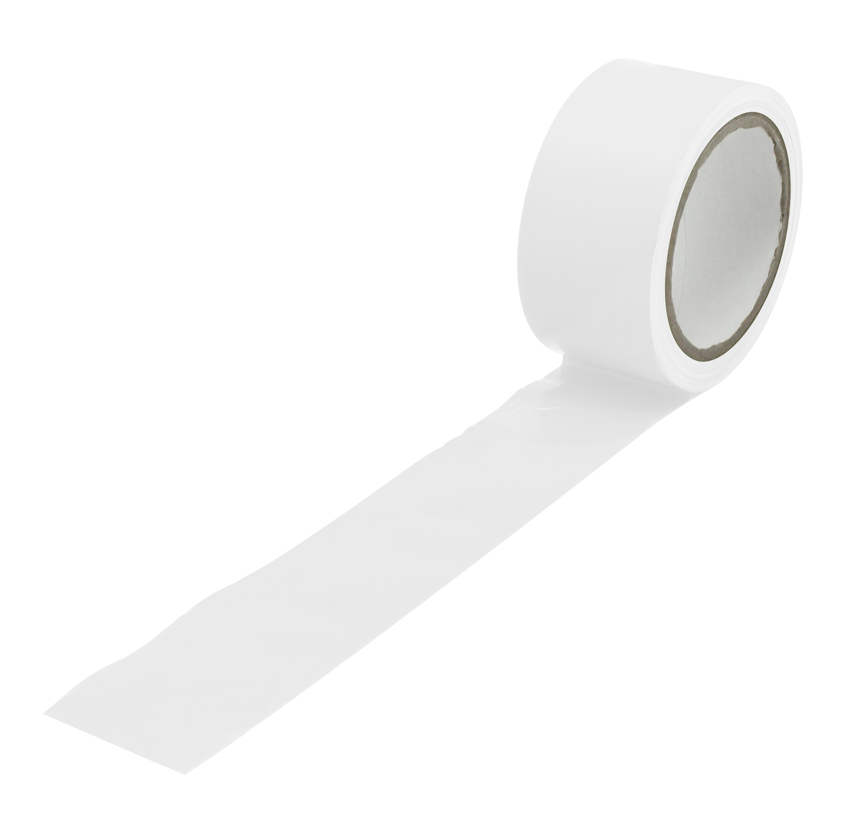 RS PRO White PVC 33m Hazard Tape, 0.15mm Thickness