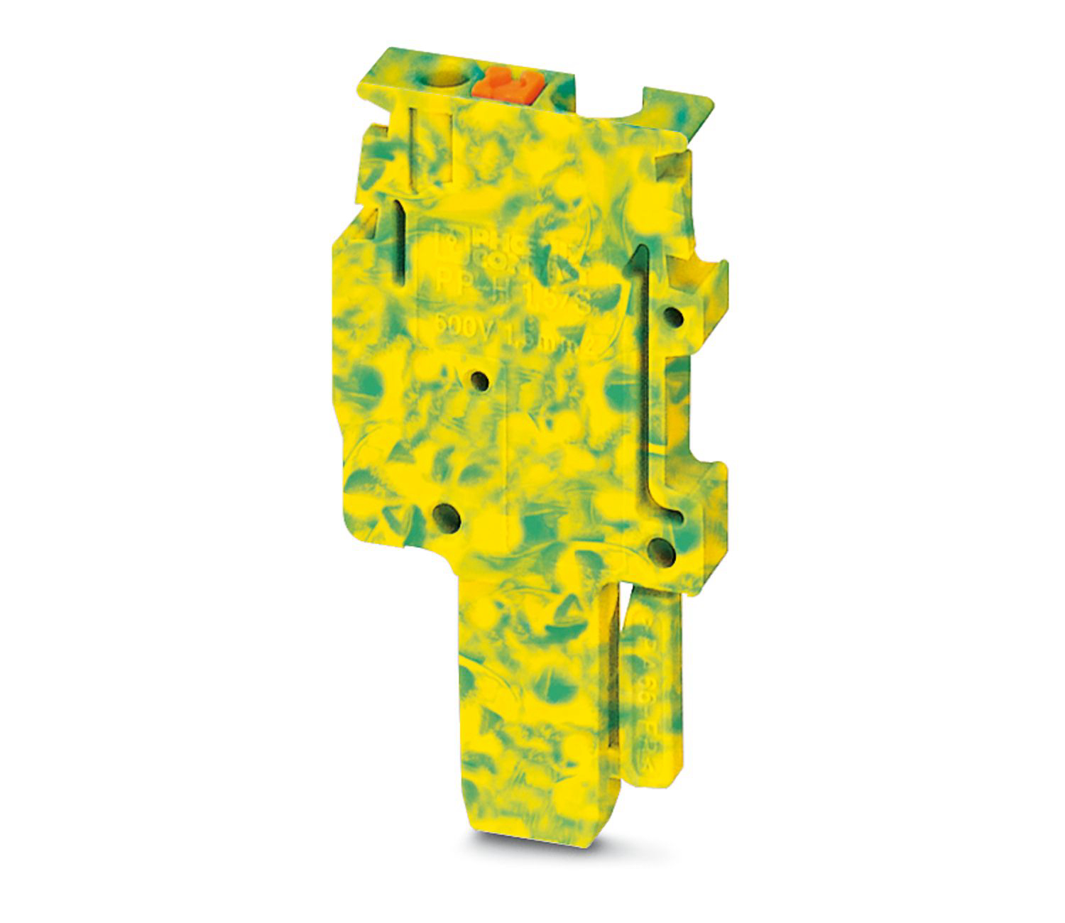 Phoenix Contact, PP-H 1.5/S/1-L GNYE, Pluggable Terminal Block, Plug, Push In Termination, 3212675
