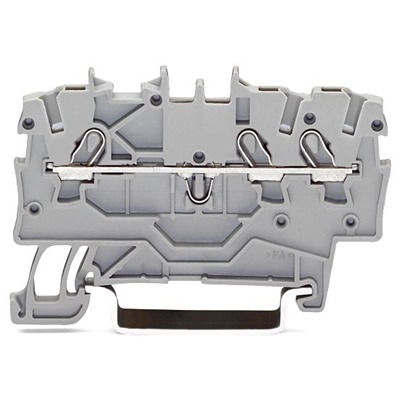 WAGO 2000-1304 TOPJOB S Series Blue, 1mm², 1-Level, Push-In Cage Clamp Termination, ATEX, EAC Ex, IECEx