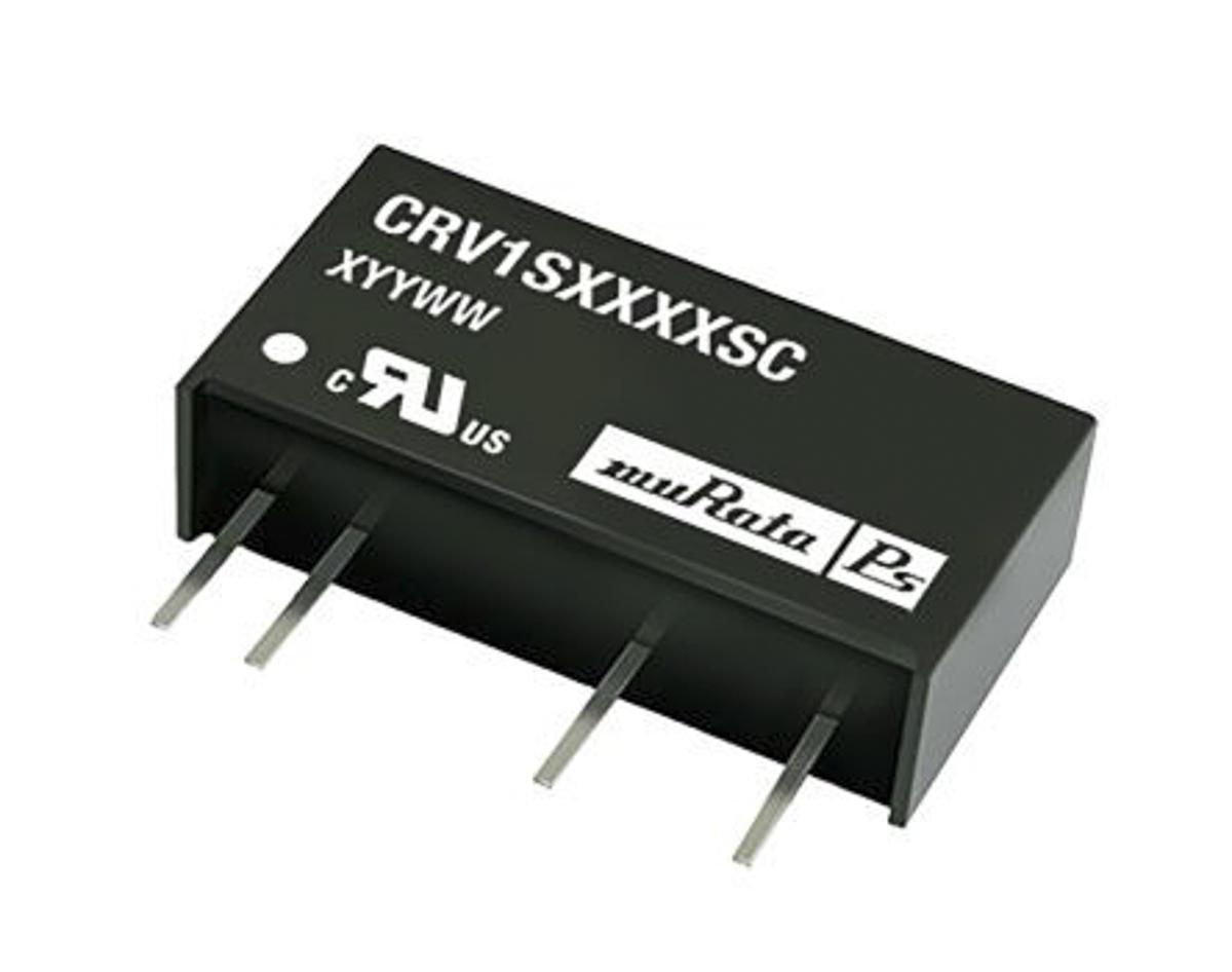 Murata Power Solutions CRV1 DC-DC Converter, 5V dc/ 200mA Output, 4.5 → 5.5 V dc Input, 1W, Through Hole, +85°C