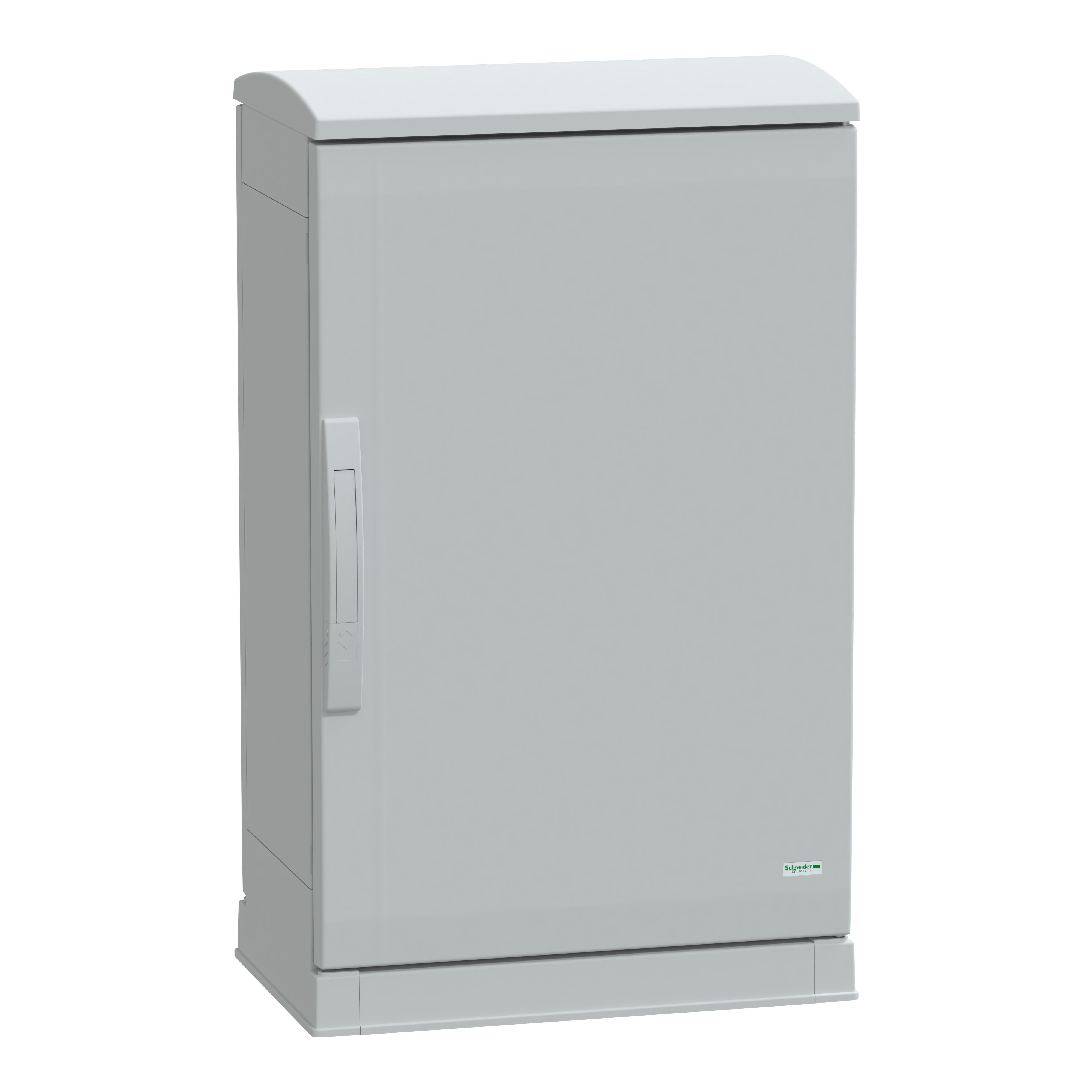 Schneider Electric PanelSeT Series Fibreglass Reinforced Polyester Single-Door-Door Floor Standing Enclosure, Opaque