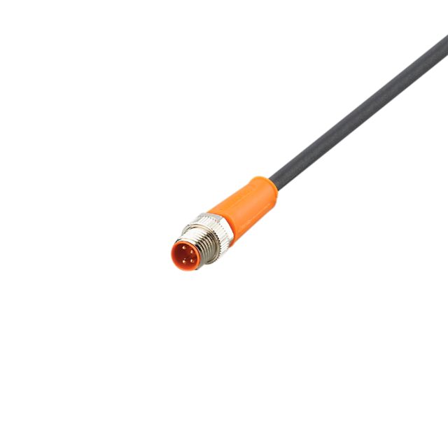 ifm electronic Male 4 way M8 to Female 4 way M12 Communication Cable, 5 m