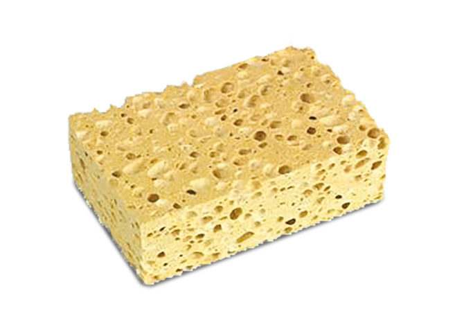 PREMINES Yellow Sponge 140mm x 90mm x 50mm, for Cleaning Use
