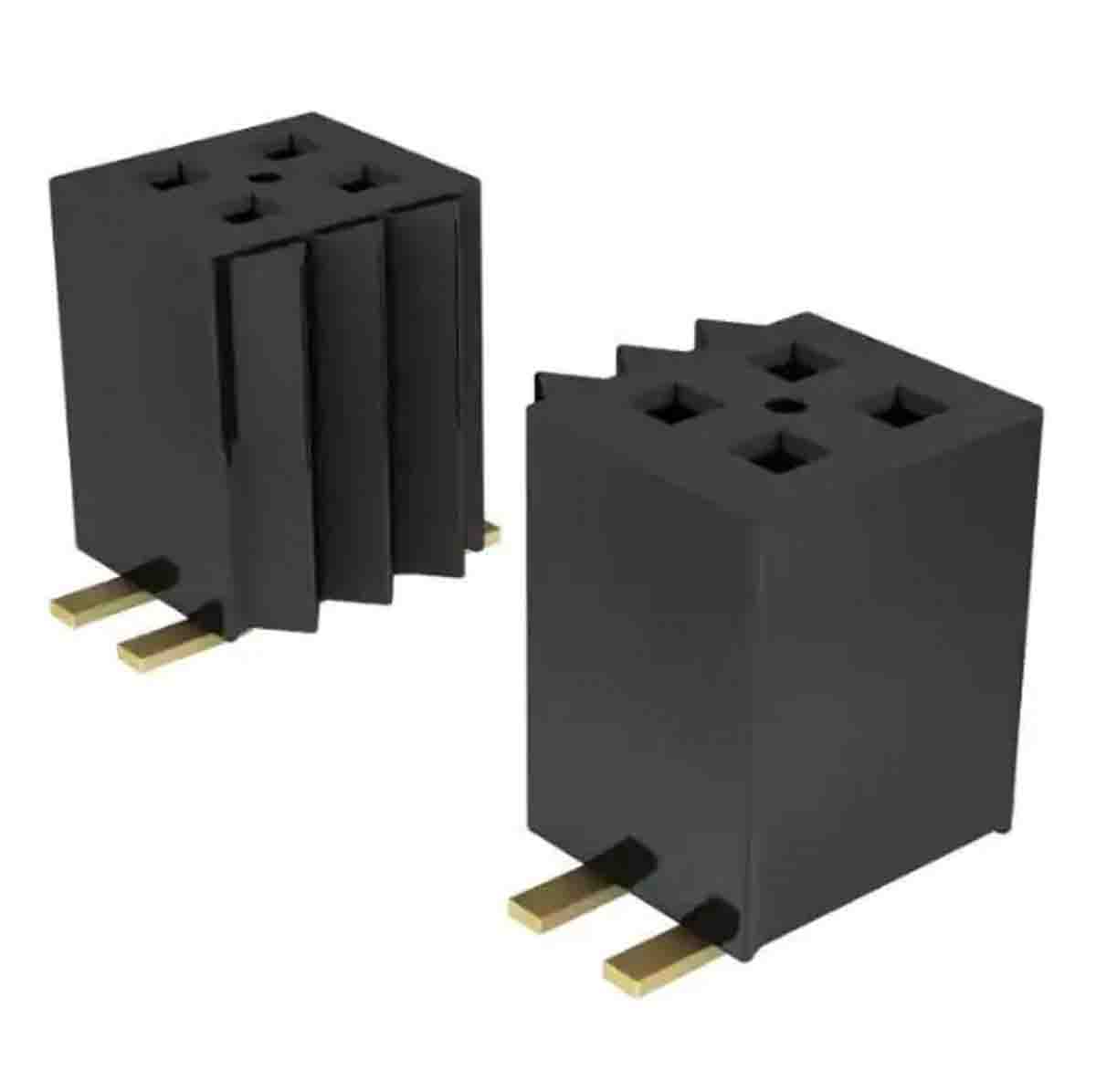 Samtec FLE Series Vertical Surface Mount PCB Socket, 5-Contact, 2-Row, 1.27mm Pitch, Press-In Termination