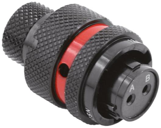 Souriau Sunbank by Eaton Circular Connector, 2 Contacts, Cable, Standard Connector, Plug, Female, IP67, 8STA Series