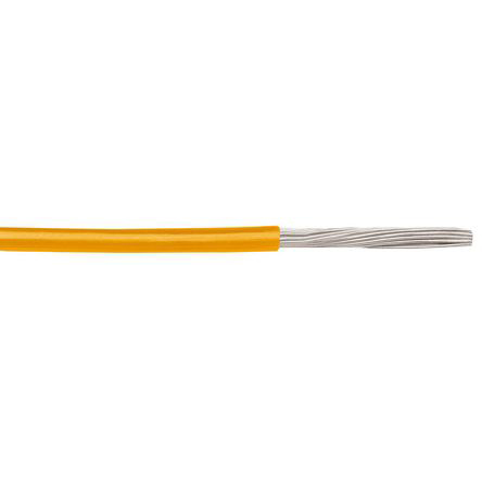 Alpha Wire Hook-up Wire PVC Series Orange 0.33 mm² Hook Up Wire, 22 AWG, 7/0.25 mm, 305m, PVC Insulation, 3051 OR001