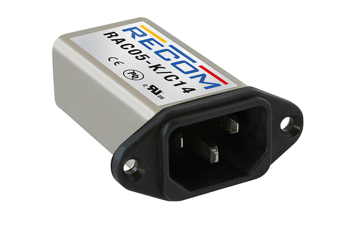 Recom Switching Power Supply, RAC05-24SK/C14, 24V dc, 210mA, 5W, 1 Output, 85 → 264V ac Input Voltage