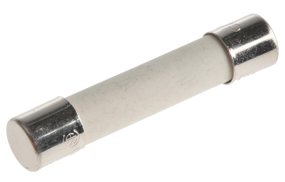 Littelfuse 20A F Ceramic Cartridge Fuse, 6.3 x 32mm