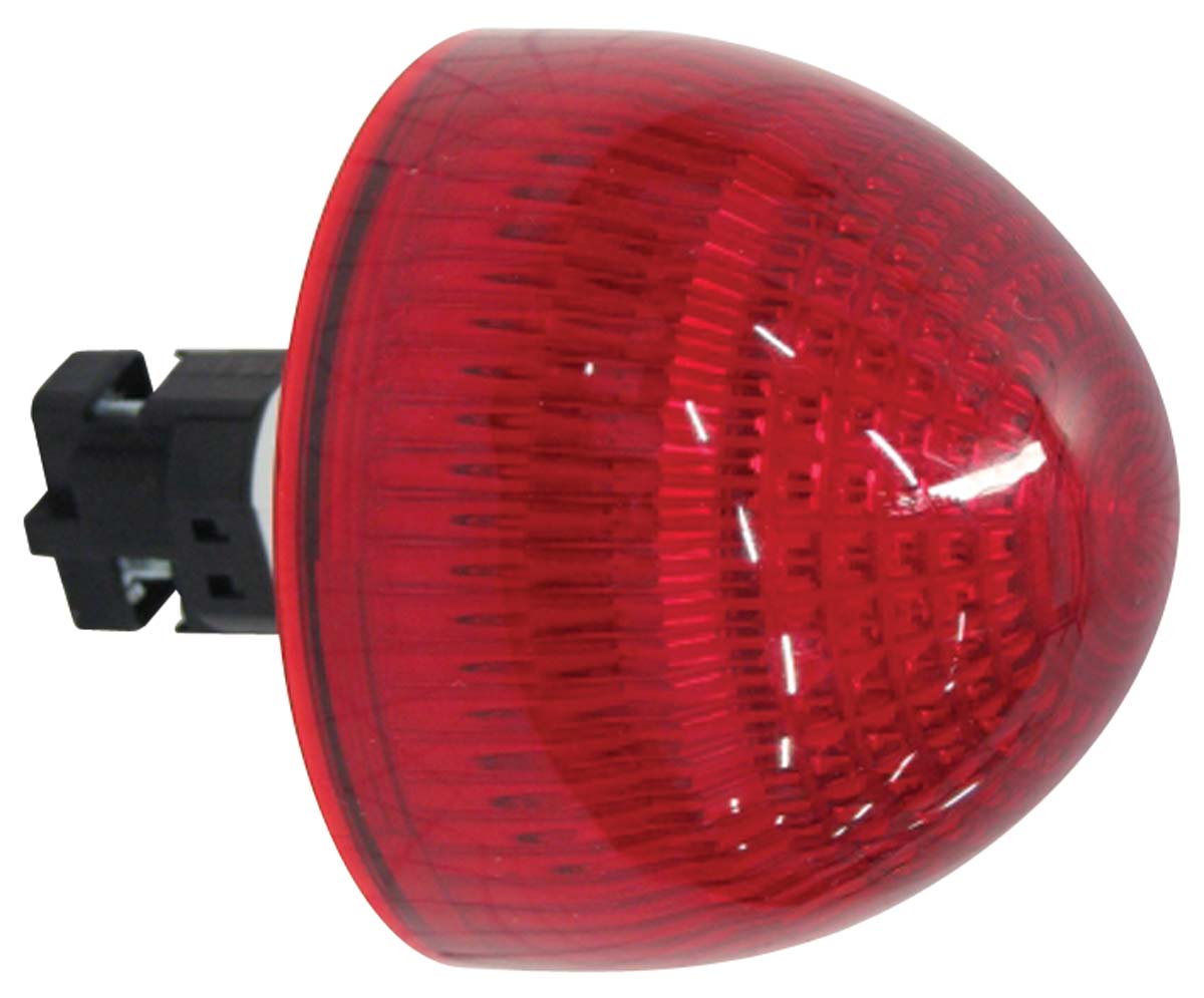 Idec Red Panel Mount Indicator, 24.1 x 22.3mm Mounting Hole Size