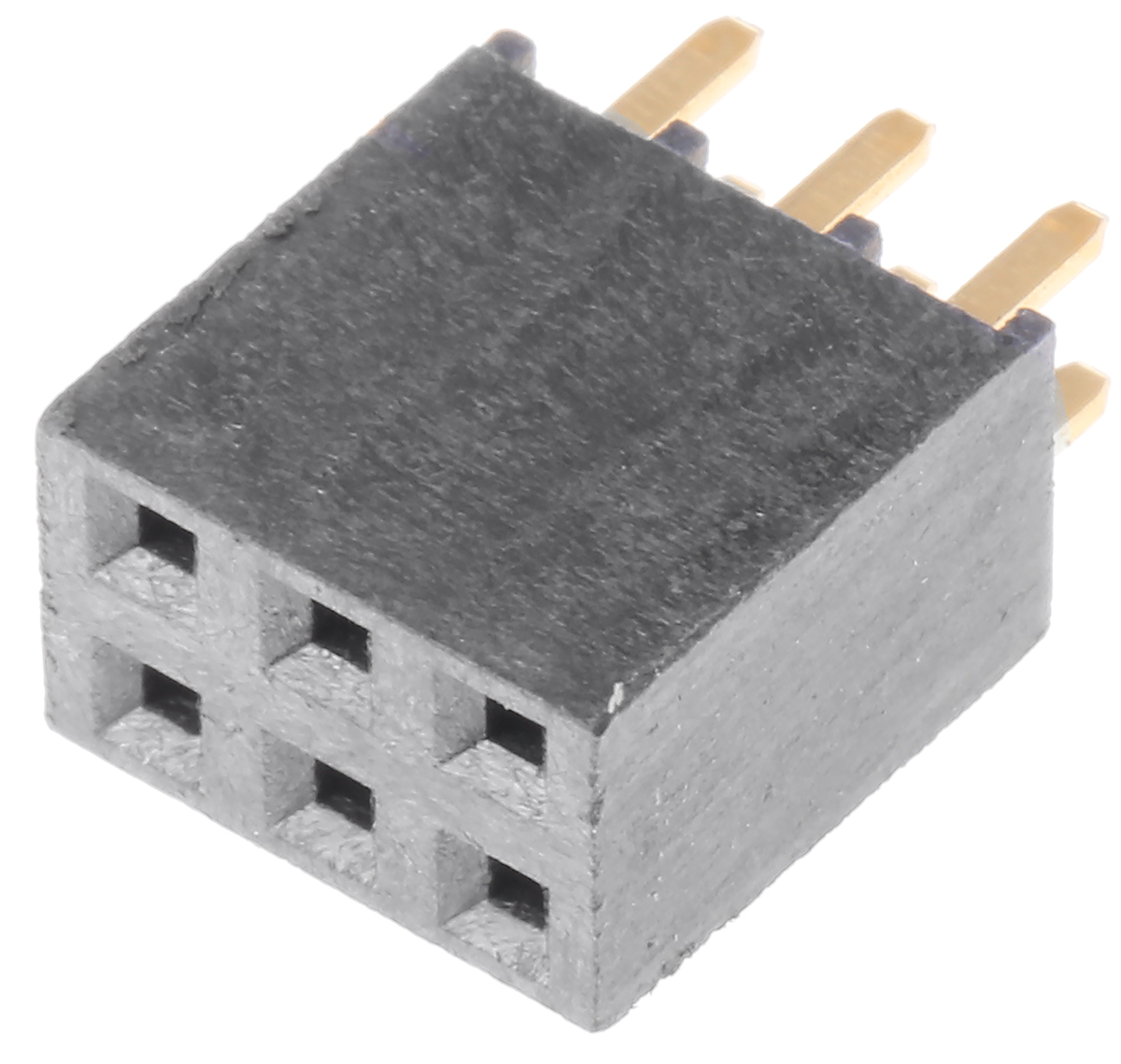 Samtec SSW Series Straight Through Hole Mount PCB Socket, 6-Contact, 2-Row, 2.54mm Pitch, Solder Termination