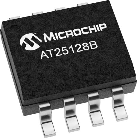 Microchip AT25128B-SSHL-B,  128 kB EEPROM,  80 ns 8-Pin SOIC SPI