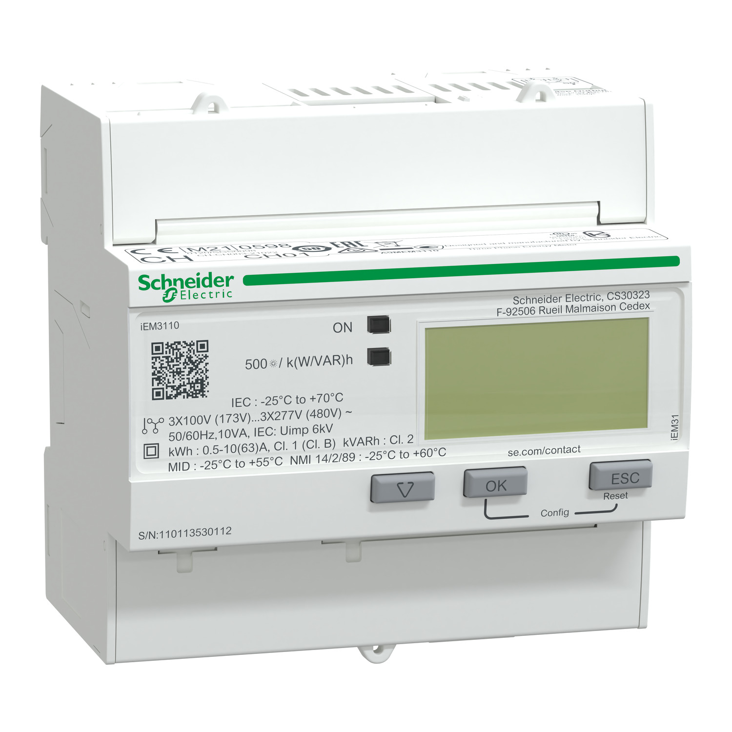 Schneider Electric LCD Energy MeterEnergy Meter