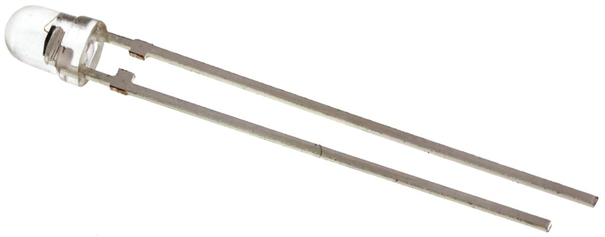 TEPT4400 Vishay, 60 ° Visible Light Phototransistor, Through Hole 2-Pin 3mm (T-1) package