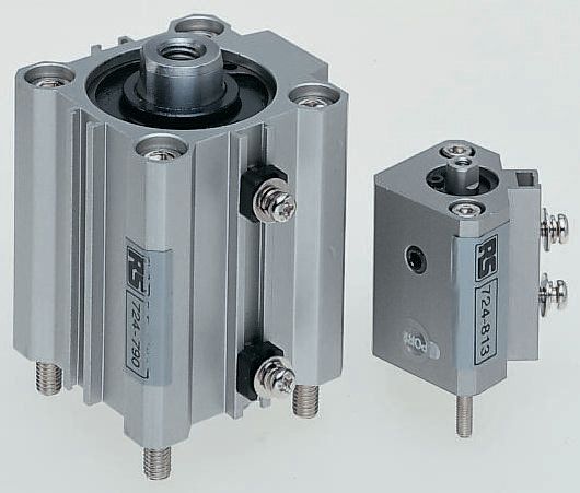 SMC Pneumatic Compact Cylinder - 25 mm Bore, 10 mm CQ2 Series, Single Acting Acting
