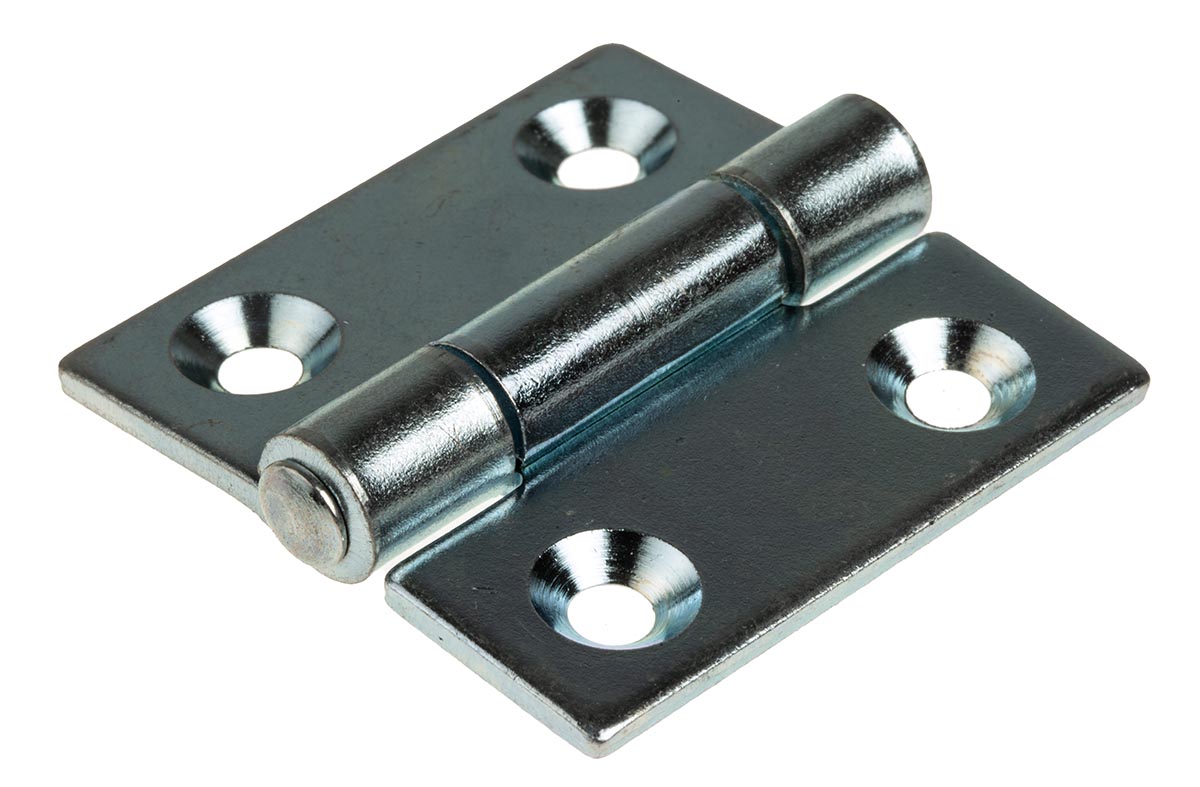 Pinet Steel Butt Hinge, 40mm x 40mm x 2mm