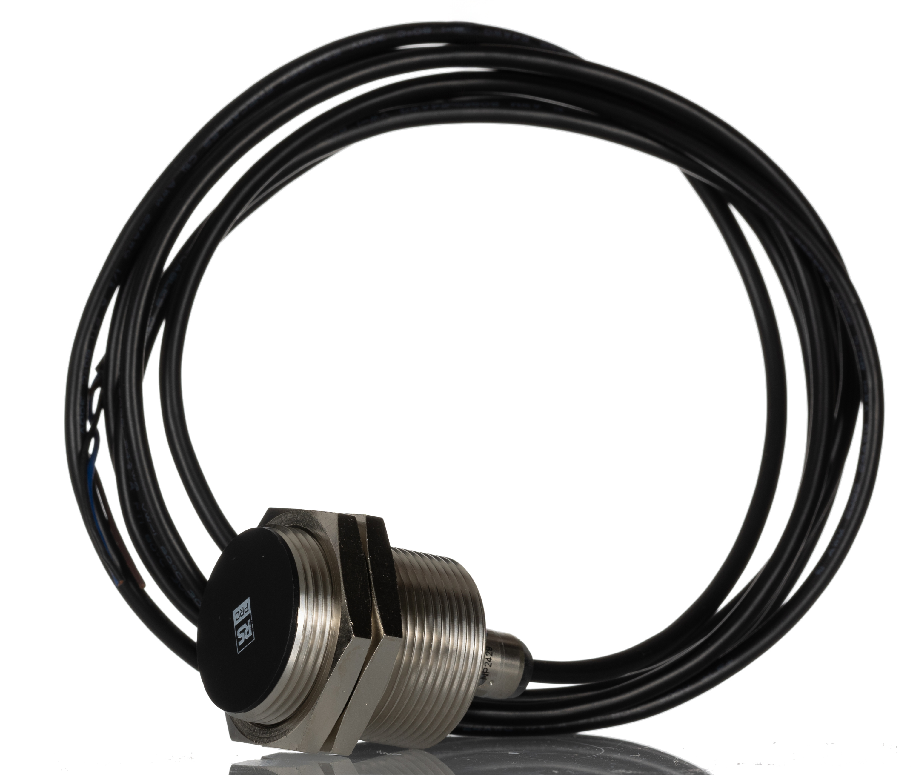 RS PRO Inductive Threaded Barrel Proximity Sensor, M30, 10 mm Detection, NPN NO, 10 → 30 V dc