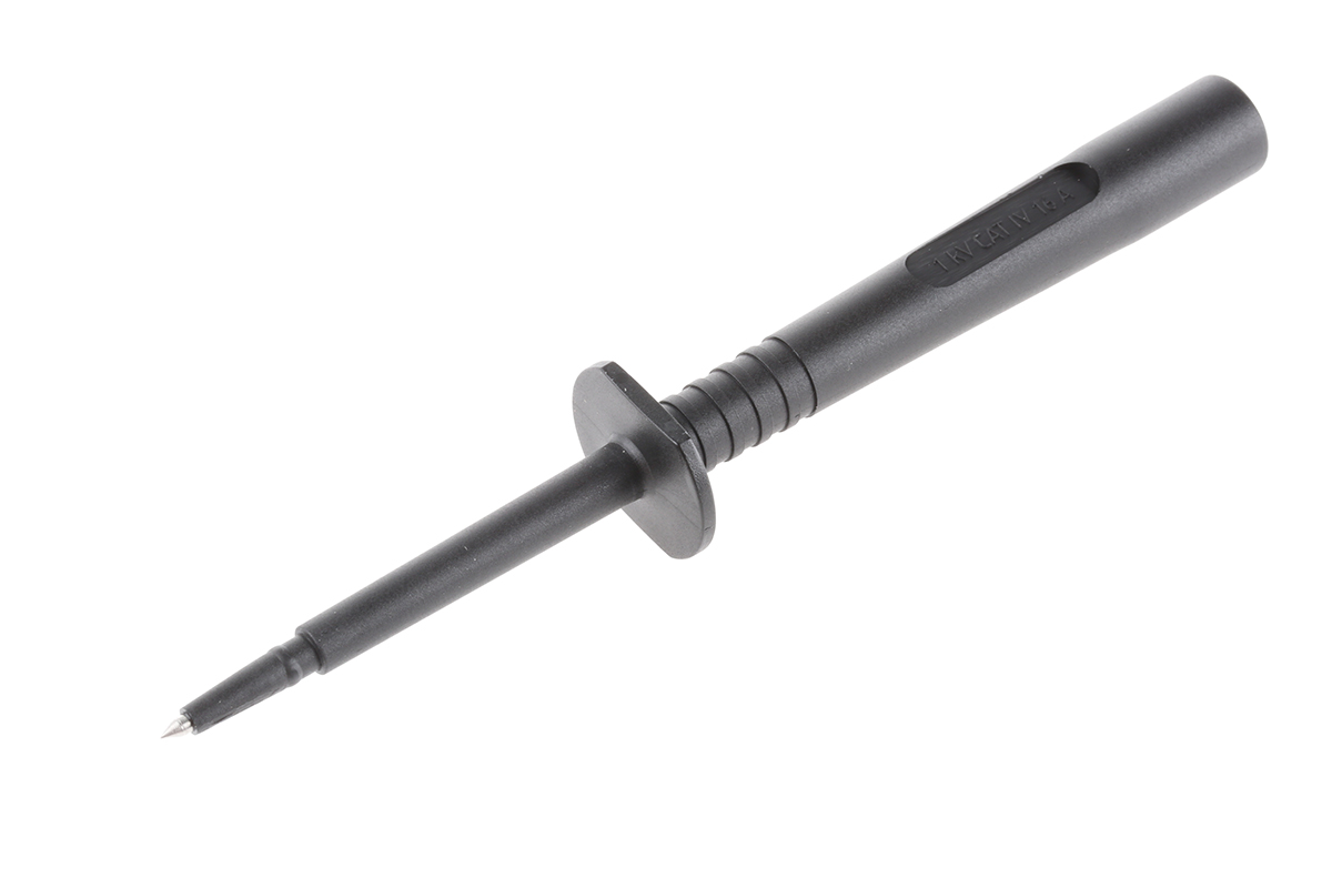 Schutzinger Test Probe, 2mm Tip, 1kV, 4mm Socket