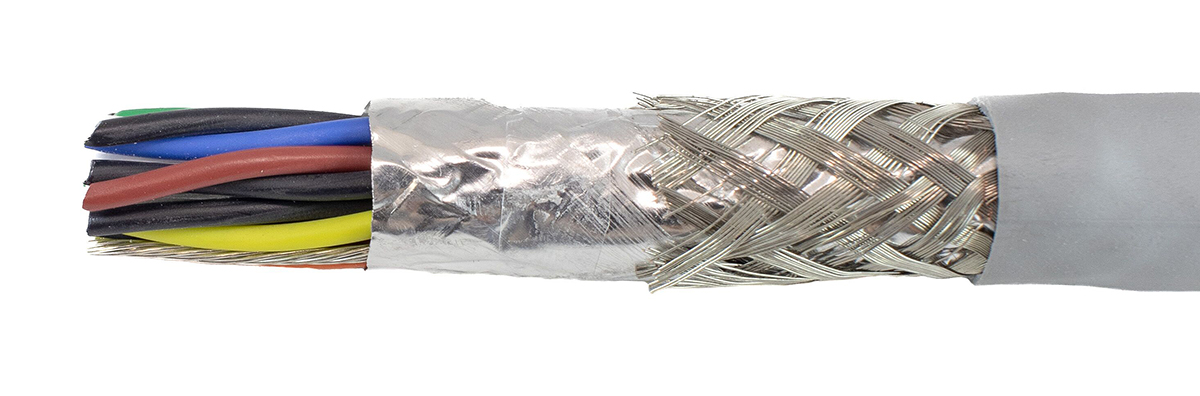 Alpha Wire Ecogen Ecocable Mini Series Data Cable, 8 Pairs, 16 Cores, 0.24 mm², Screened, 24 AWG, 30m, Foil and Braid